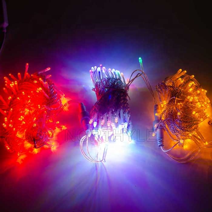 Wholesale IP44 Outdoor Waterproof Copper LED String Light 3500K Warm White AC110V/220V Connectable Light Chain for Christmas