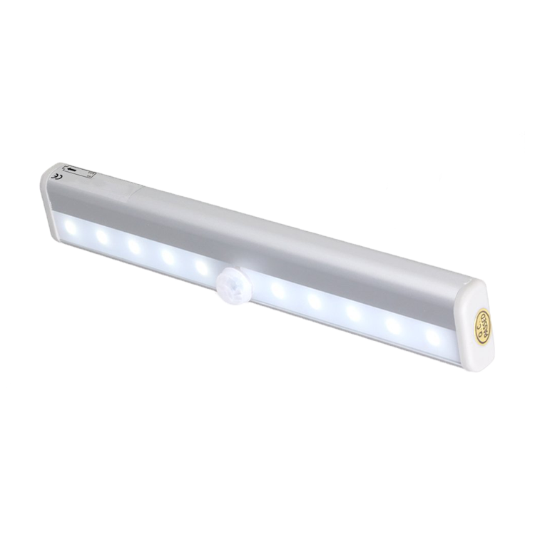 Wireless Led Under Cabinet Light Battery Motion Sensor Lamp 10 Leds Lighting for Wardrobe Cupboard Night Light 10 Pcs 2835 LED