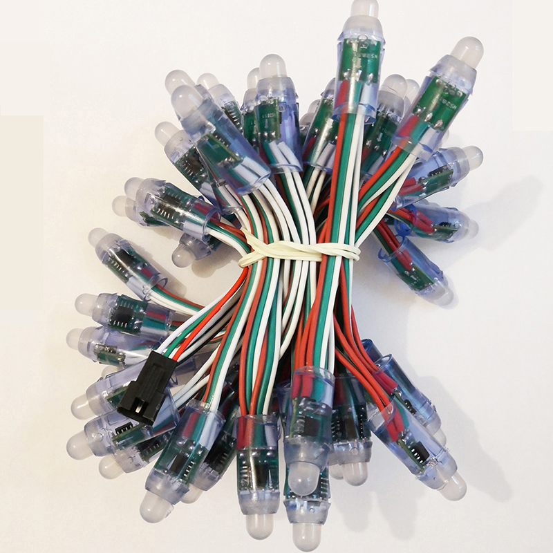 Good Quality 5V WS2811 Full Color LED Pixel Light 12mm Waterproof IP67 LED Pixel String