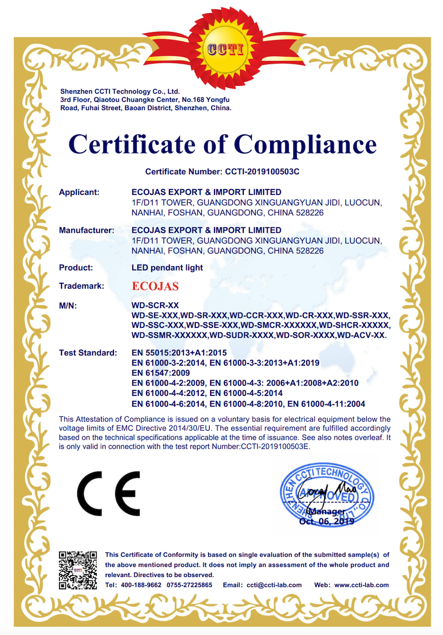 Quality Standard Certificate 3