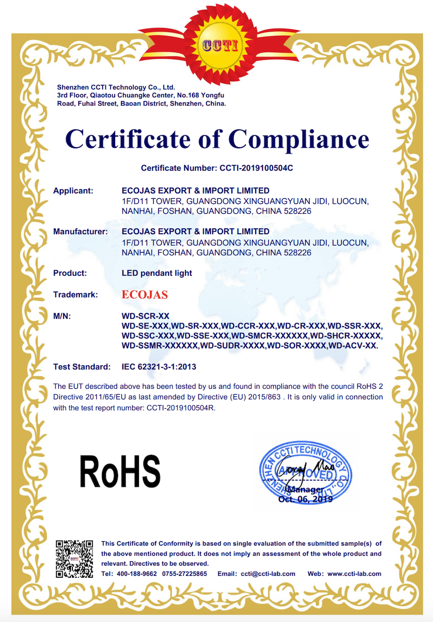 Quality Standard Certificate 2