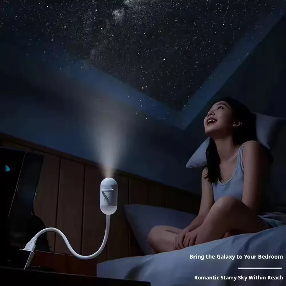 Room Light Baby Ocean with Star Night Lamp USB Decor Christmas Moon Lamp Projector