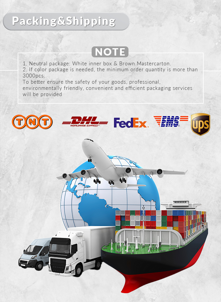 Packing and Shipping details