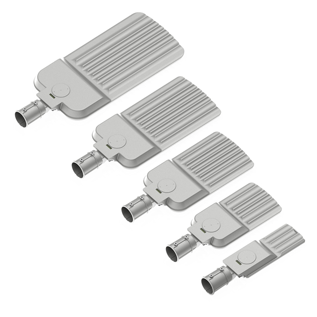 Die-Cast Aluminum Alloy LED Street Light Housing Outdoor IP65 Waterproof AC 5-Year Warranty 30W 50W 100W 200W