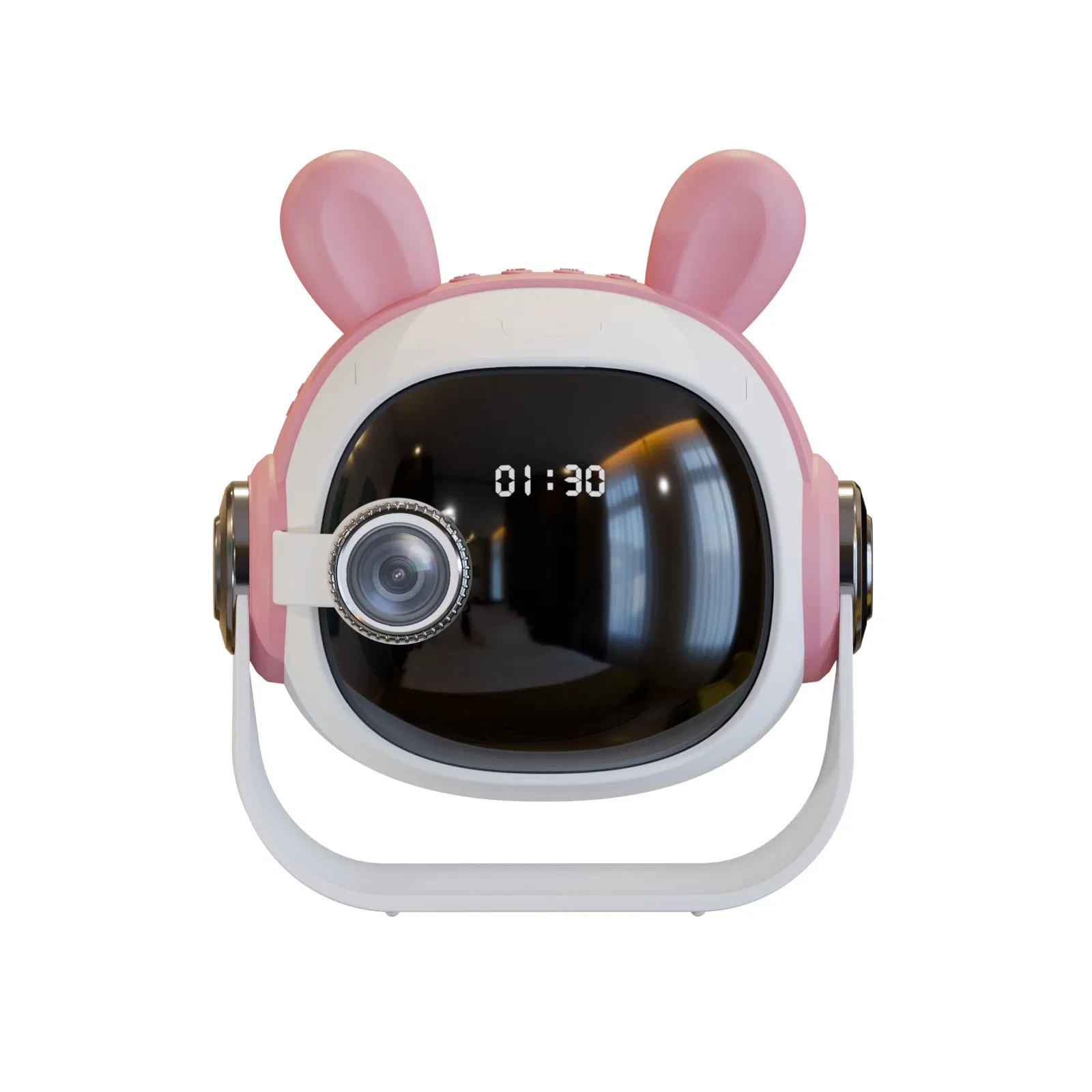 180 Cute Rabbit HD Projector Lamp Rechargeable Ambient Bedroom Lamp Creates Dreamy Starry Sky Atmosphere Decorative Night Light Gift