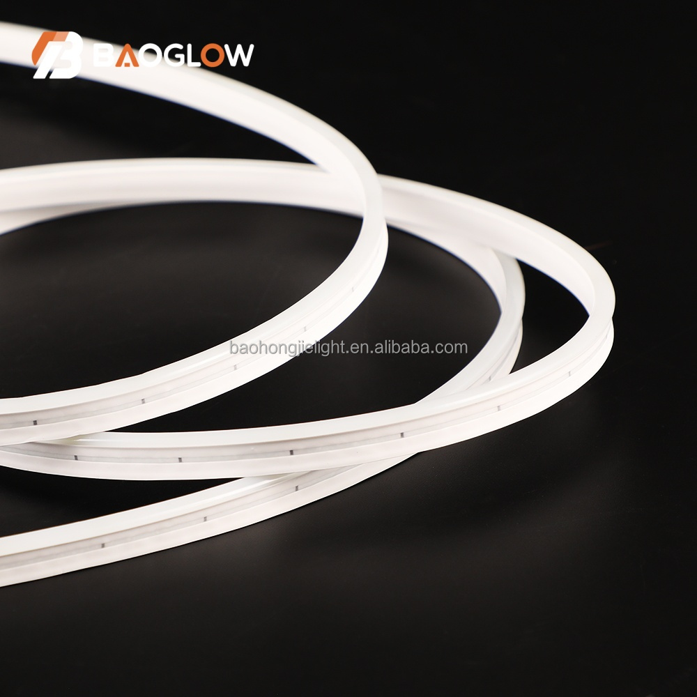 LED 2835 Low Voltage 12V COB Flexible Silicone Light Strip Set PVC Lamp Body Shape Embedded Linear for Light Strings
