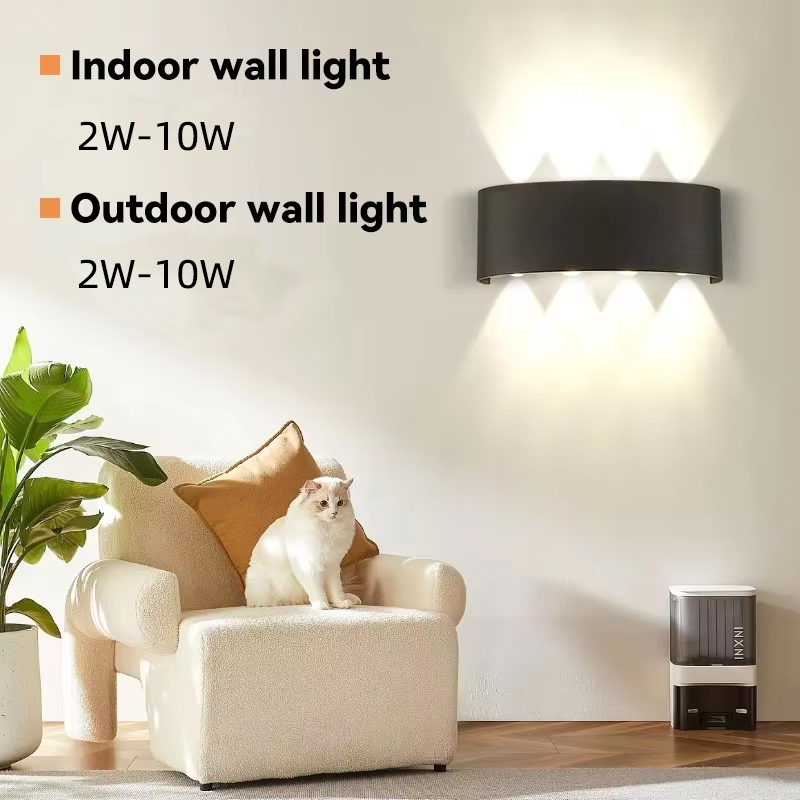 Modern High-quality Hot Selling Waterproof Living Room Bedroom Courtyard Aluminum Wall Lights/Outdoor Wall Lamps/Wall Lamps