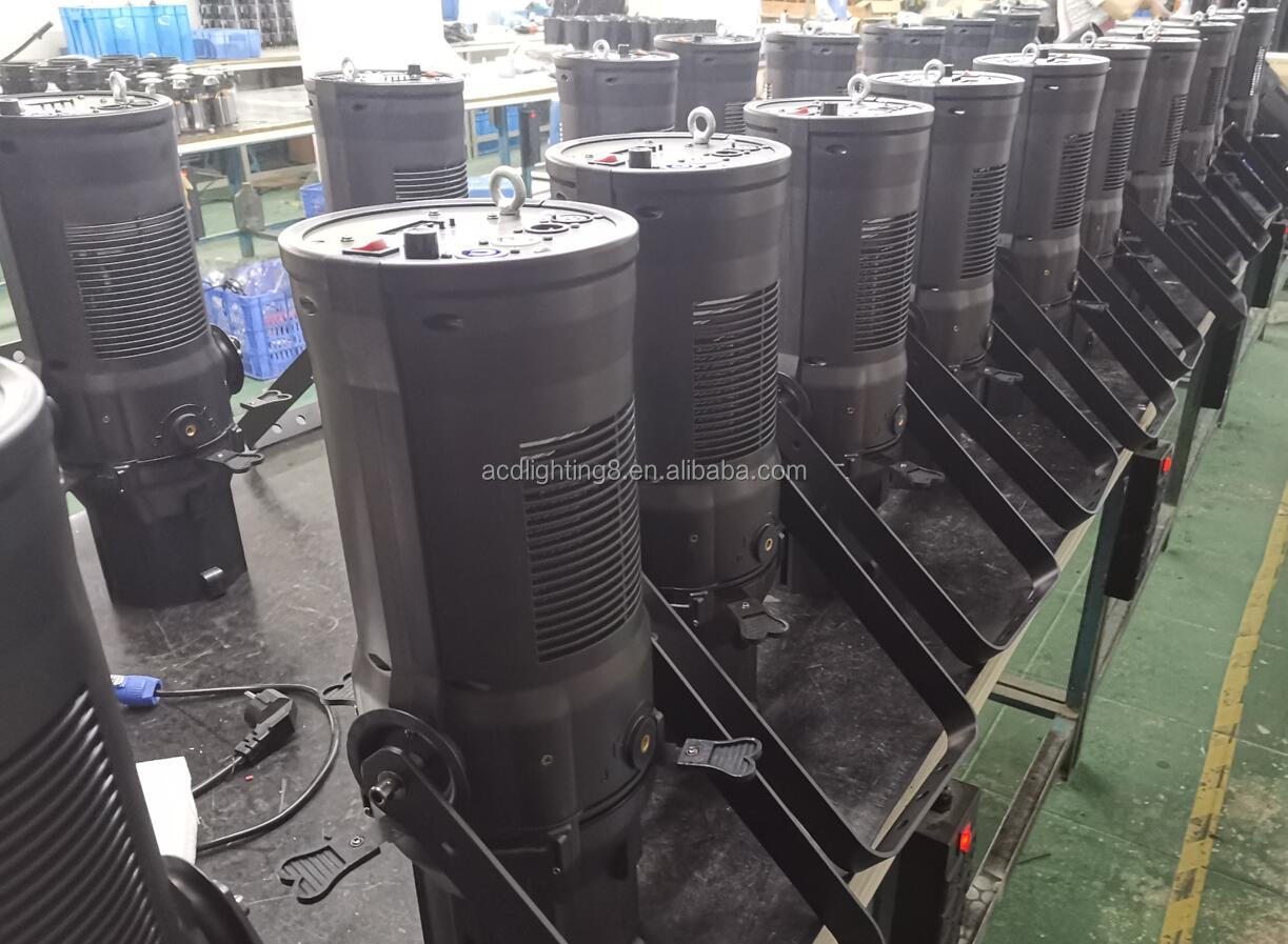 200w High Bright High Definition 4in1 Rgbww Led Ellipsoidal Profile Lekos Spot Light for Church Stage