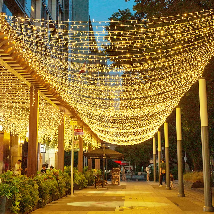 Fairy String Lights Warm White 10M/20M/30M IP65 Waterproof Outdoor Garden Christmas Party Birthday Wedding Holiday Decoration