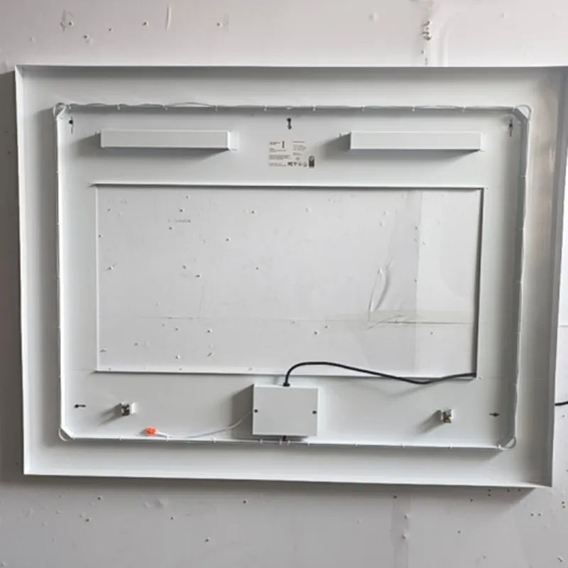 LED Mirror Lights for Bathroom Mirrors for Bathroom Vanity Mirror with Lights Custom Square Mirror Lights