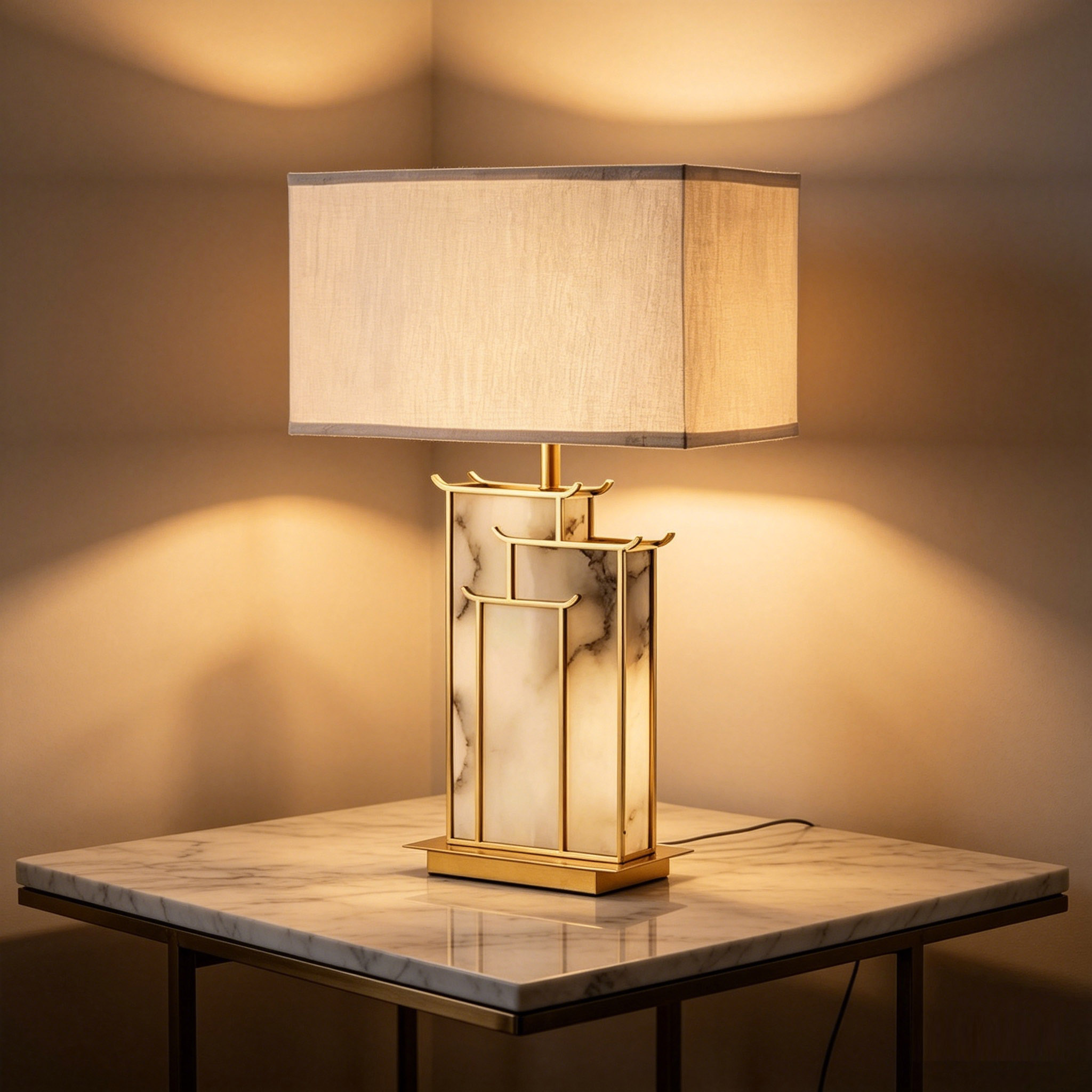 Loft Table Lamps Gold Modern Bedroom Side Table Lamp Home Decor Luxury Nightstand Lamp