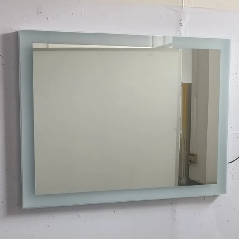 LED Mirror Lights for Bathroom Mirrors for Bathroom Vanity Mirror with Lights Custom Square Mirror Lights