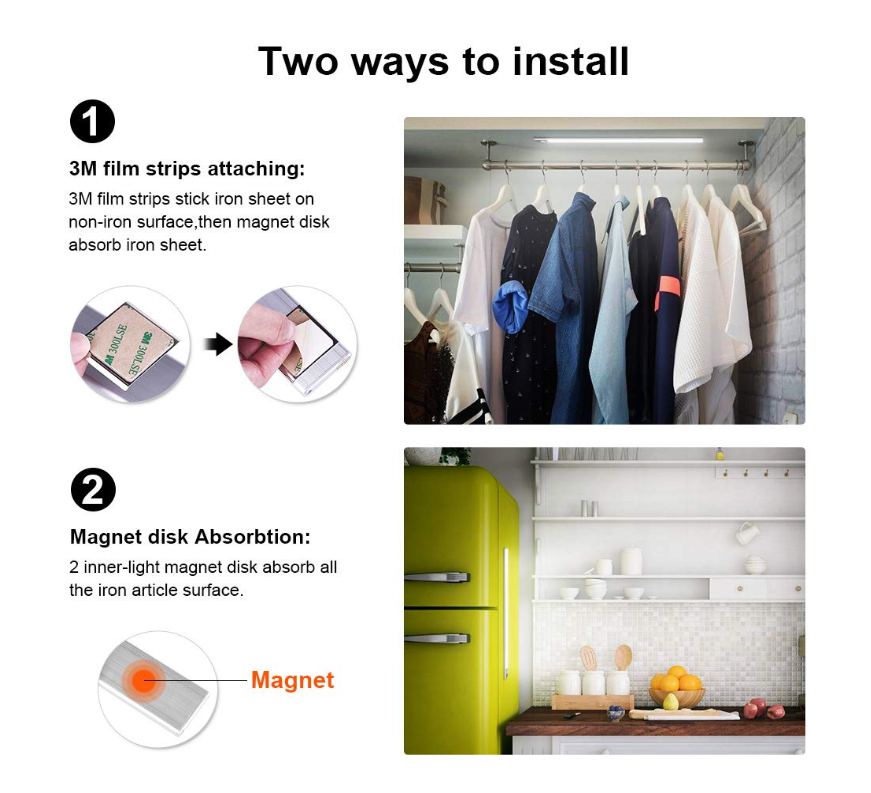 Wireless LED Under Cabinet Light Detail 4