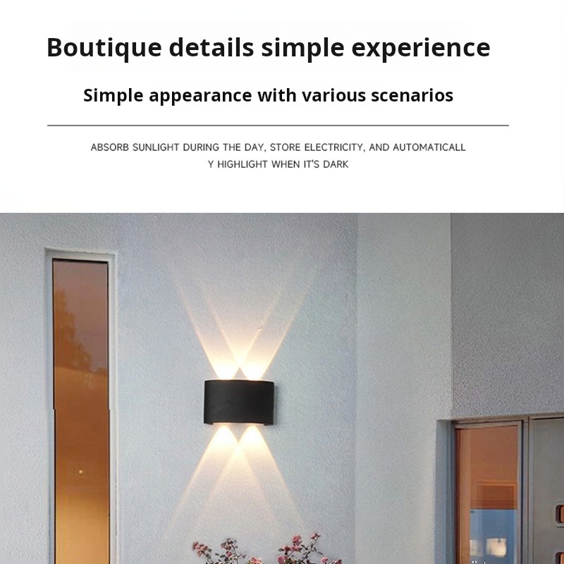 Colorful Modern AC Indoor and Outdoor Up and Down Wall Light Indoor Wall Sconce Up and Down Adjustable Led Wall Lamps