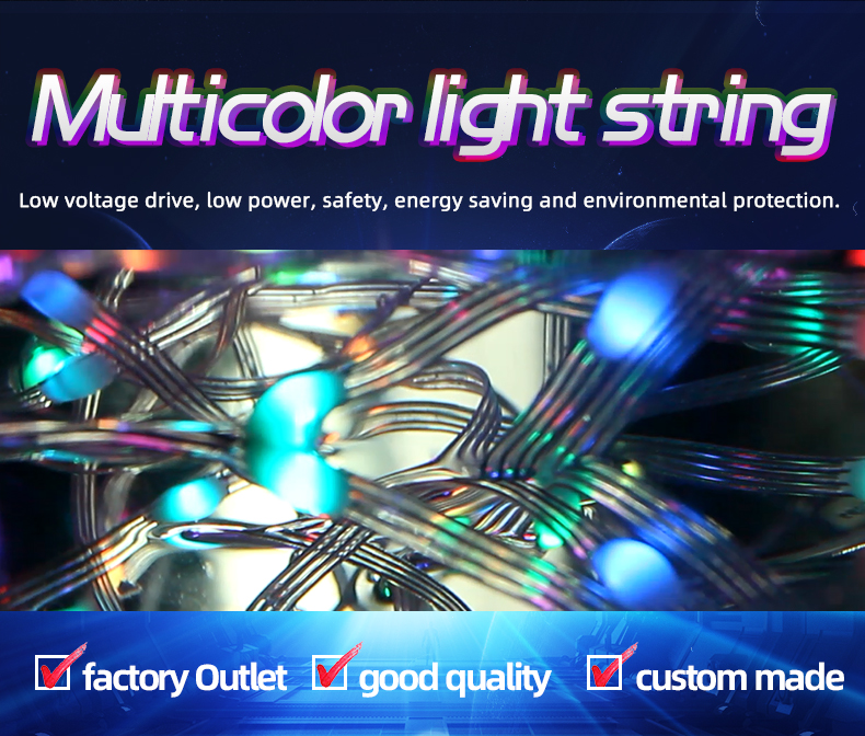 Copper wire decoration led string showcase 1