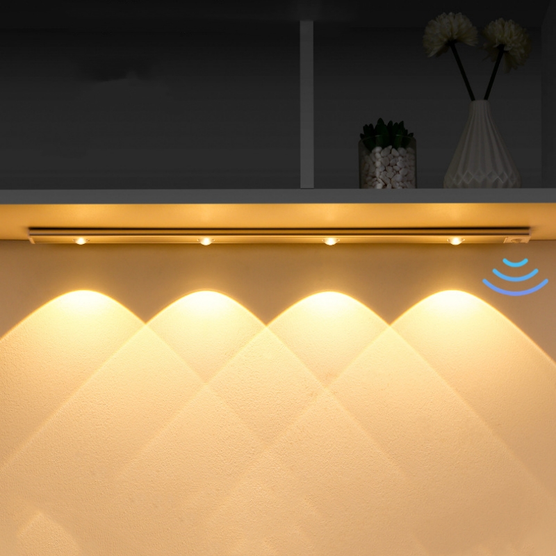 Magnetic Easy Installation Rechargeable Wireless LED Induction Lamp LED Cabinet Lamp
