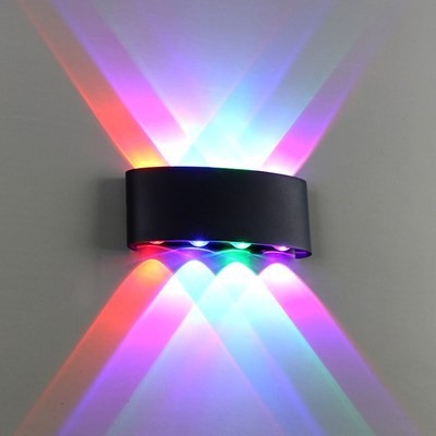 Colorful Modern AC Indoor and Outdoor Up and Down Wall Light Indoor Wall Sconce Up and Down Adjustable Led Wall Lamps