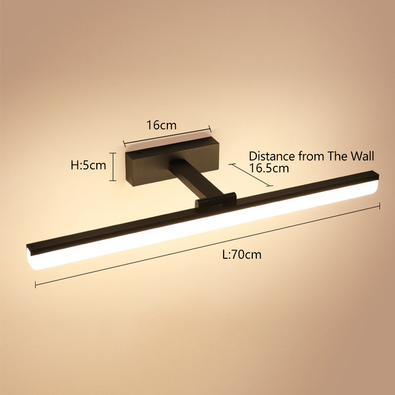 High Quality Bathroom Rectangle LED Mirror Lamp Light Vanity Mirror Lights