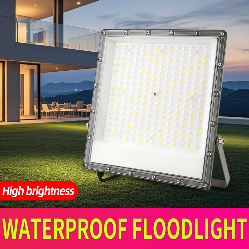 High Lumen LED Flood Light 50W-300W IP65 Waterproof Landscape Security Lamp 6000K Industrial Stadium Garden Lighting
