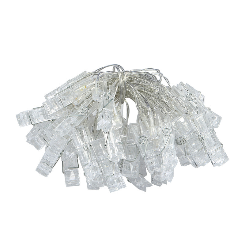 2M 20LEDS Copper Wire Photo Clips Led String Light for Home Decoration