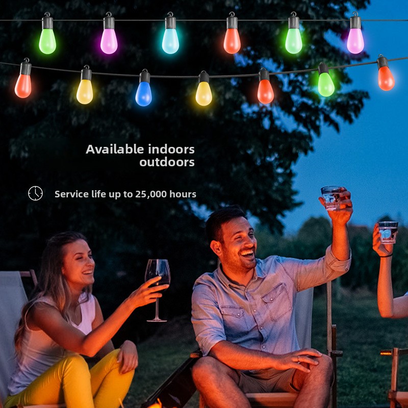 Holiday Lighting Led Bulb String Pixel Led Light Waterproof Dmx Rgb Multi Colour String Christmas Led Bulb String Light IP67