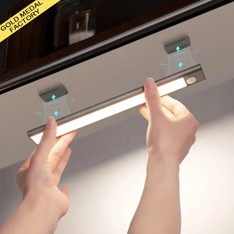Cabinet Lights Motion Sensor Battery LED Wardrobe Human Body Sensor Corridor Bedside Night Luces De Gabinete Under Cabinet Light