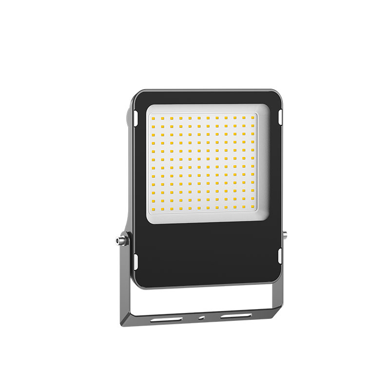 100W Outdoor LED Flood Light High-Efficiency Parking Lot Lighting Fixture with 140lm/w Area Flood Light