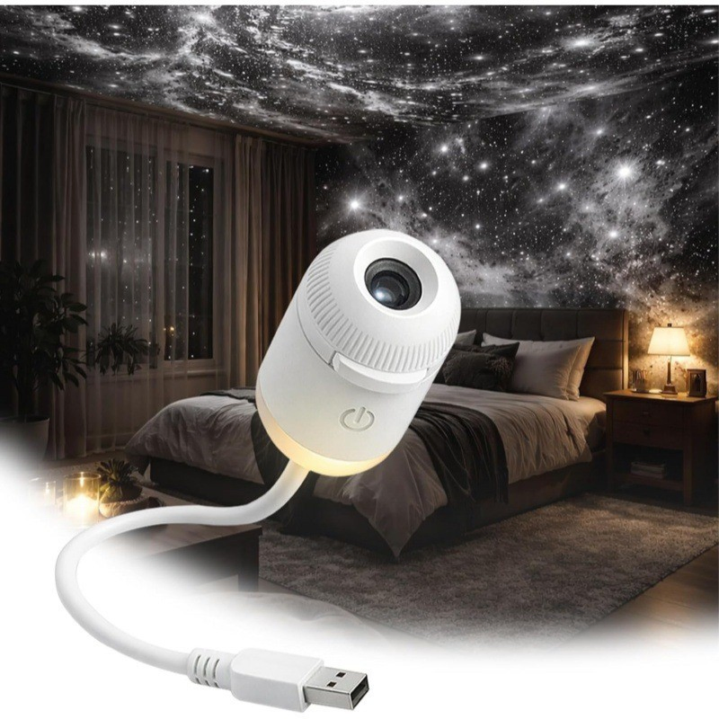 Room Light Baby Ocean with Star Night Lamp USB Decor Christmas Moon Lamp Projector