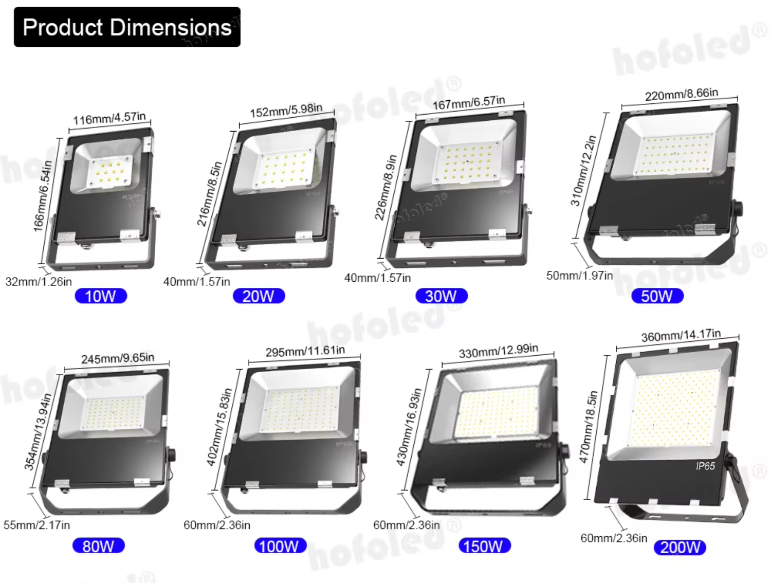 5 Years Warranty Projects IP65 SMD Commercial 50W 100W 150W 200W 300W 400W LED Outdoor Flood Light for Stadium Gym