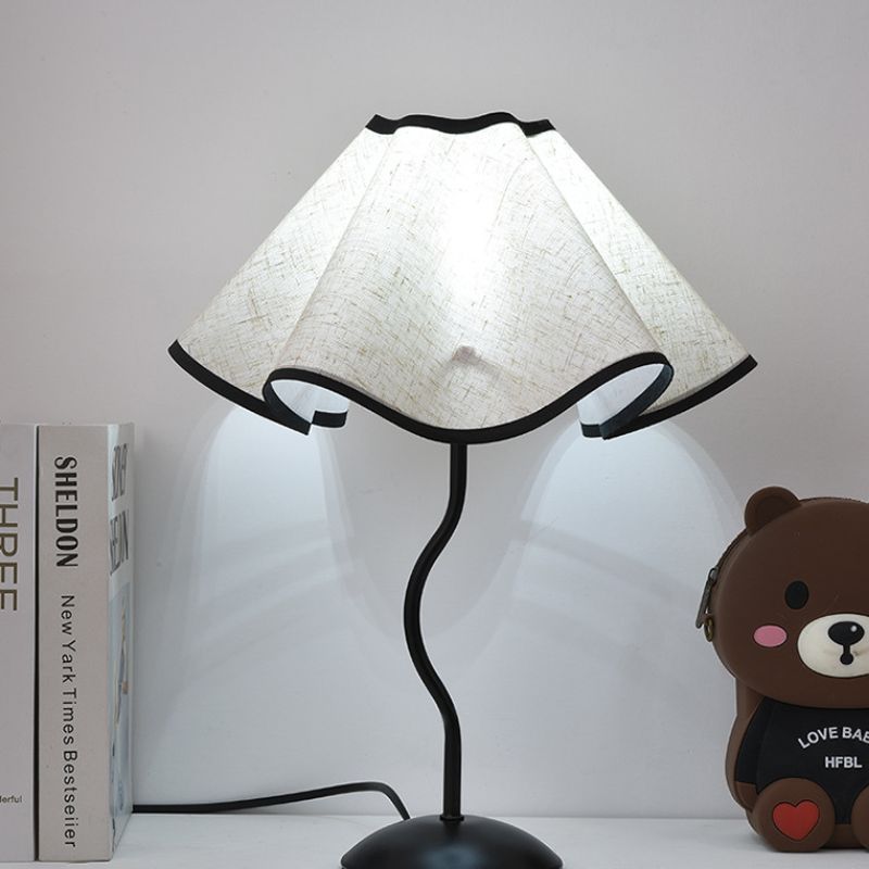 The Latest Skirt Petal Night Light Modern Simple Table Lamp Bedroom Bedside Study LED Atmosphere Light Eye protection Lamp