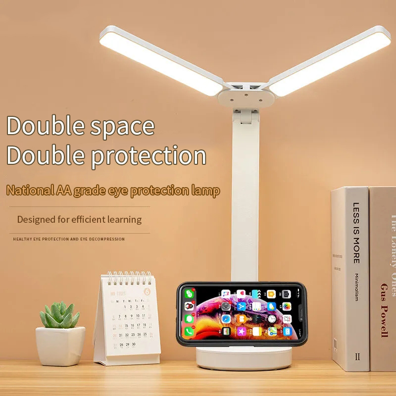 Minimalist Study Bedroom Bedside Table Lamp Eye Protection Decorative Rechargeable Table Lamp Led Light Lamp