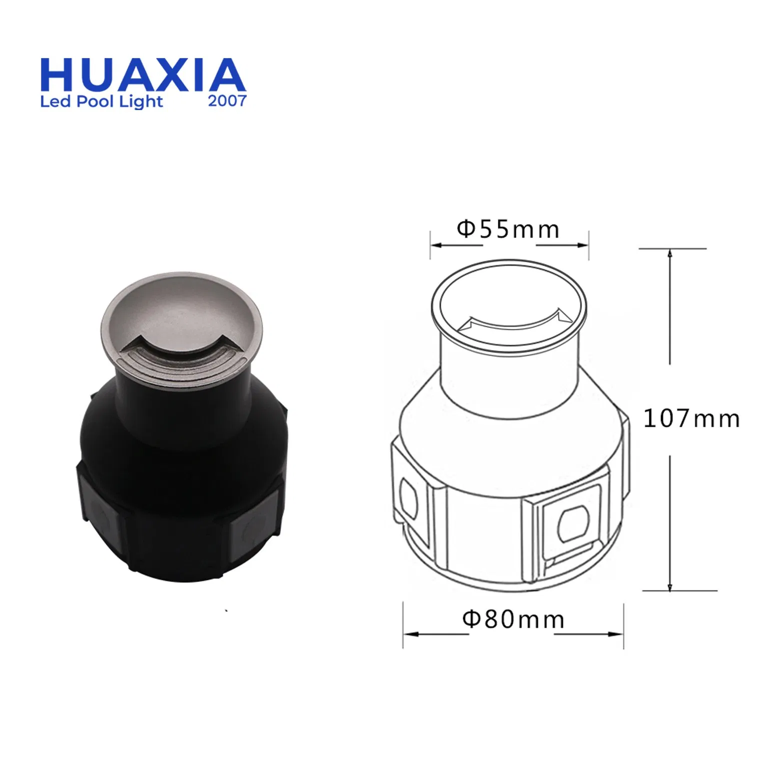 Outdoor 3W LED Underground Inground Recessed Garden Pathway Step Lights