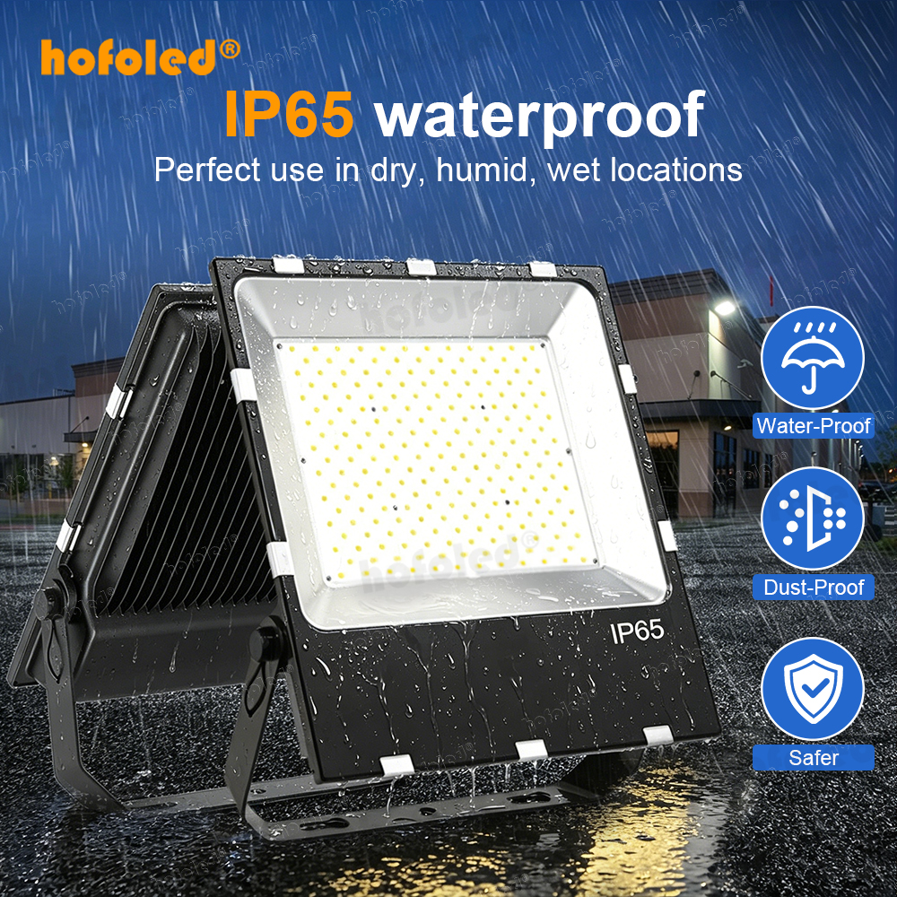 Hofoled 5 Years Warranty Projects IP65 SMD Commercial 50W 100W 150W 200W 300W 400W LED Outdoor Flood Light for Stadium Gym