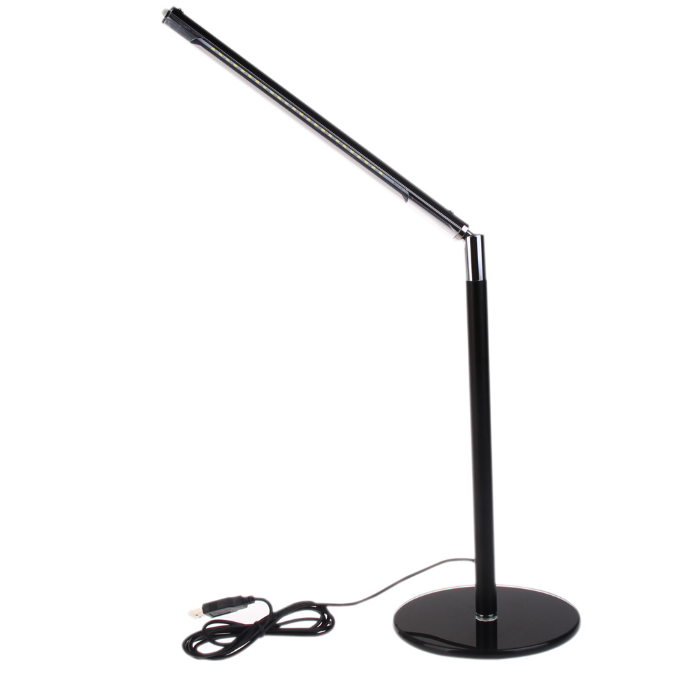 Chinese Manufacturer's LED Table Lamp Electric Power Supply Bedside Desk Lamp with Blue Black White Red Shades for Reading Room