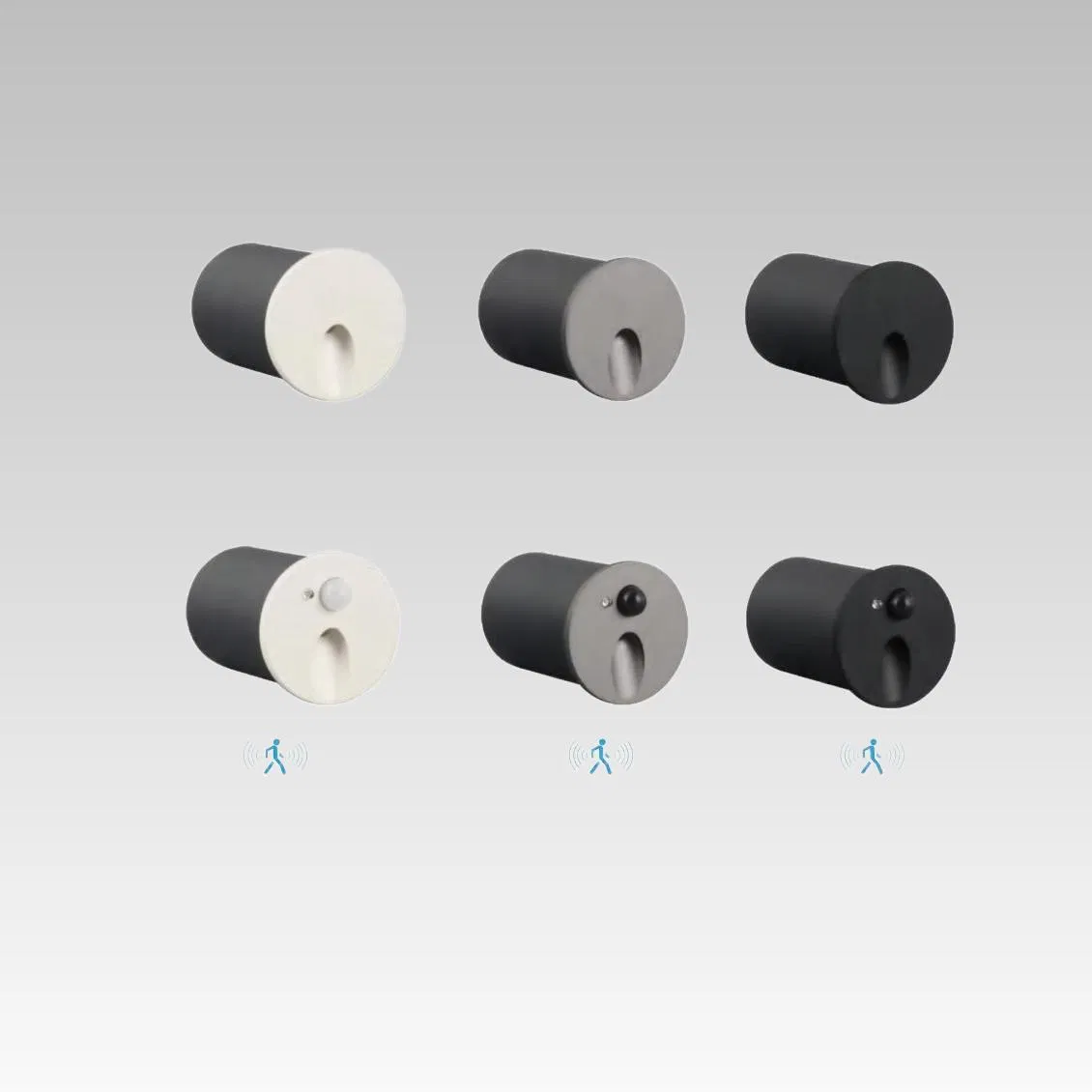 3W Aluminum LED Round Step Sensor Lights for Deck and Patio Steps