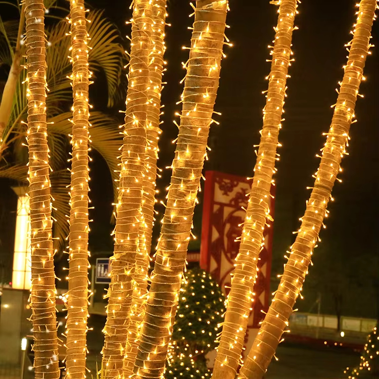 Fairy String Lights Warm White 10M/20M/30M IP65 Waterproof Outdoor Garden Christmas Party Birthday Wedding Holiday Decoration