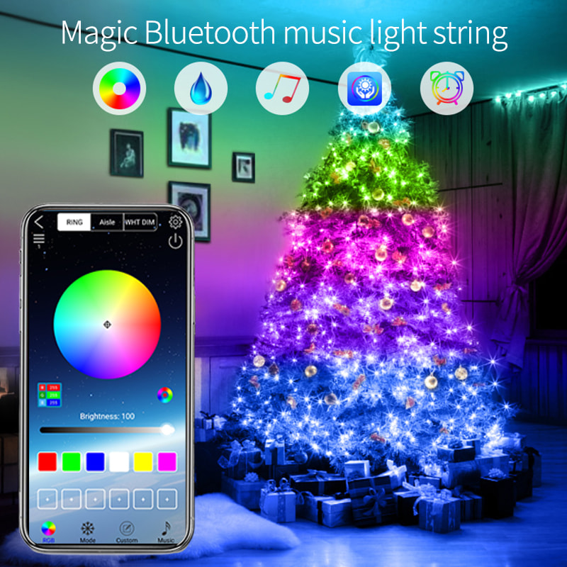 Factory Direct LED String Fairy Lights String Dream Color Smart Control Outdoor LED String 5V