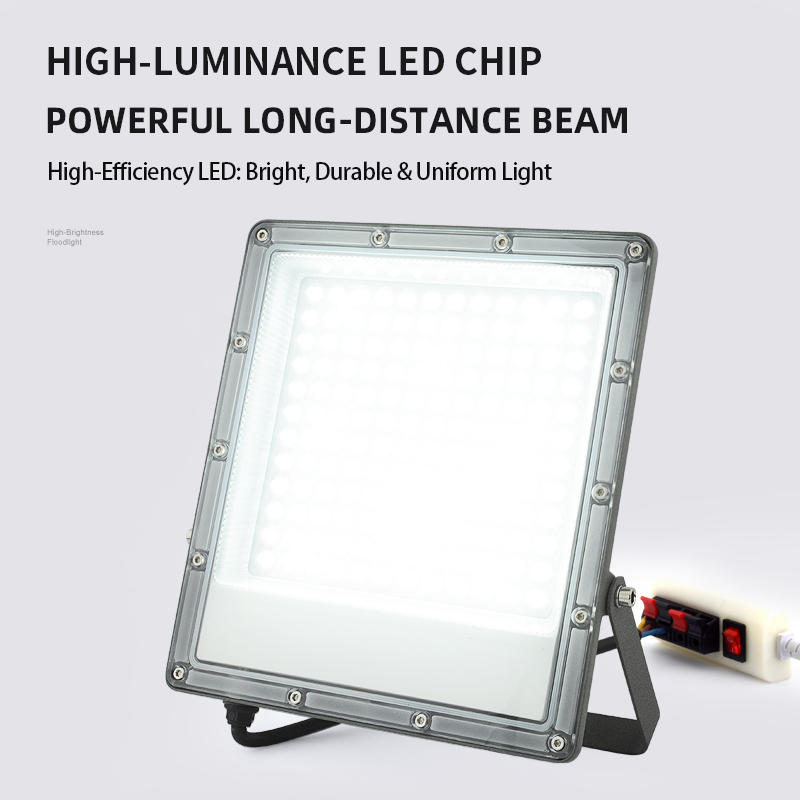 High Lumen LED Flood Light 50W-300W IP65 Waterproof Landscape Security Lamp 6000K Industrial Stadium Garden Lighting