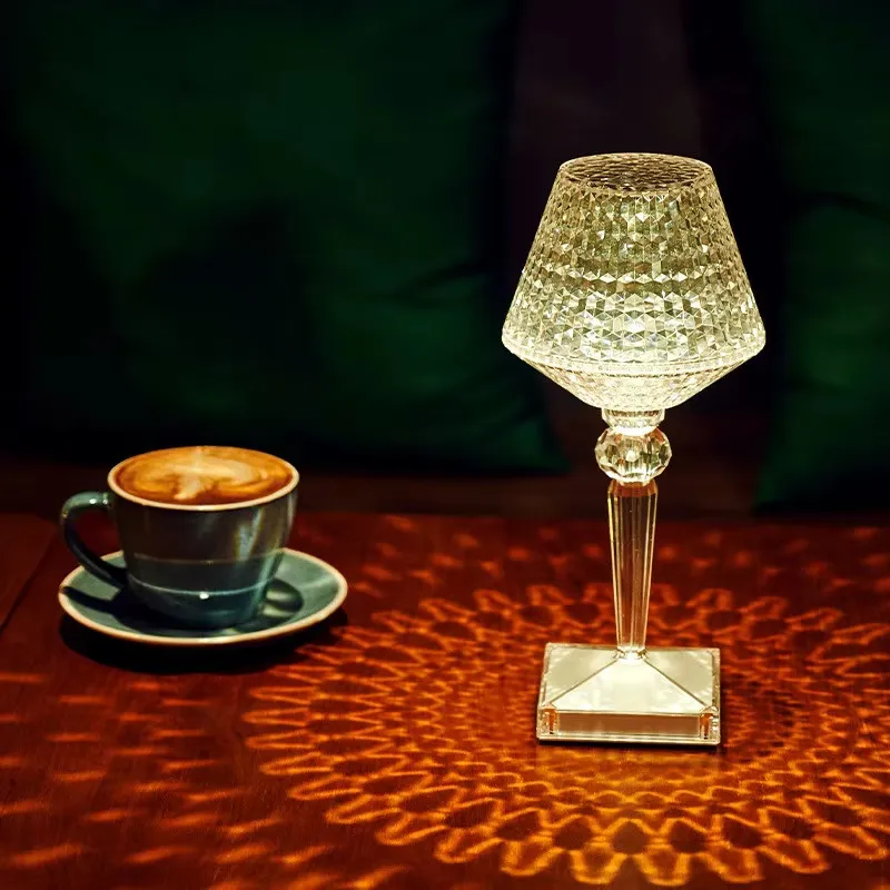 16-Color Touch Crystal Diamond Table Lamp Gallery 7