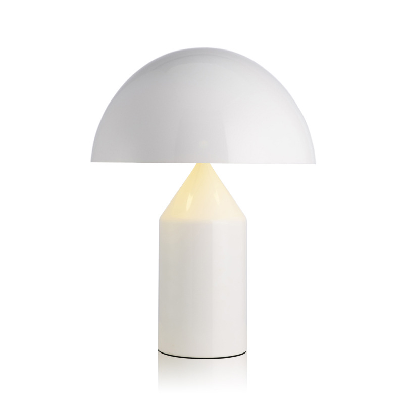 Mushroom Design Desk Lamp Metal Gold Black White Living Room Study Hotel Bedroom Bedside Lighting Desk Lamp