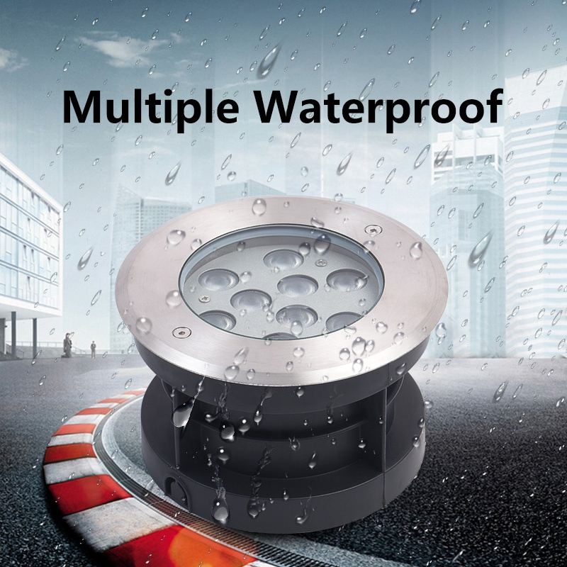 Outdoor Inground Uplight 12V 24V Waterproof IP65 IP67 Deck Light Recessed Step Buried Light Ground Lamp LED Underground Light