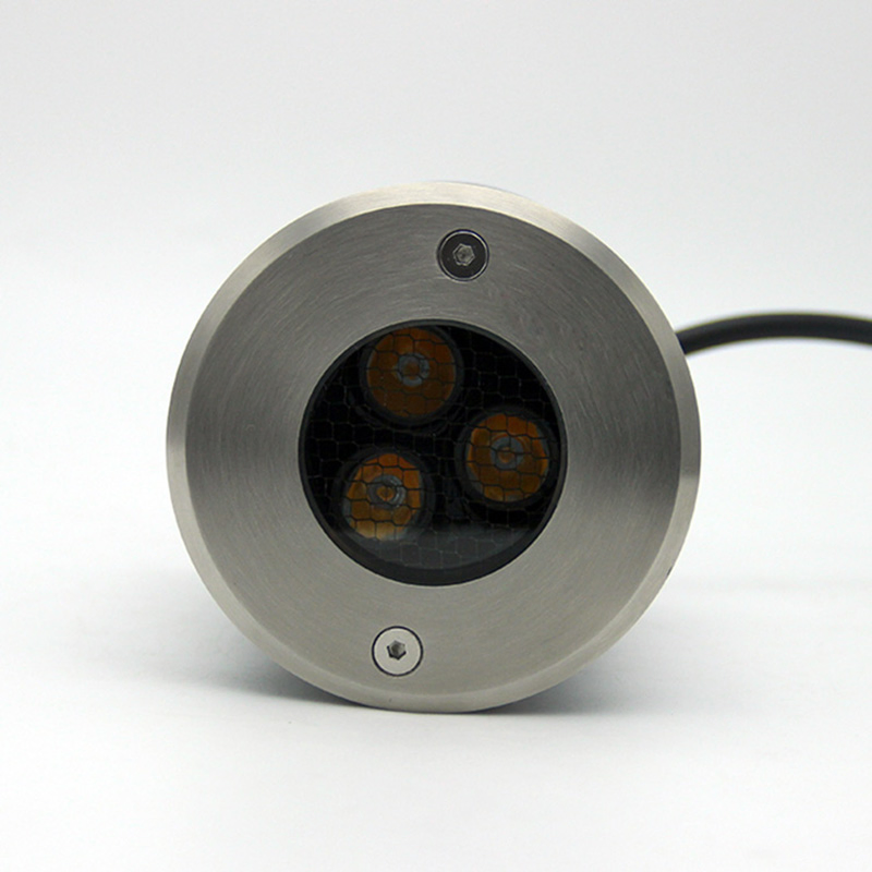 IP68 Waterproof Outdoor LED Garden Buried Recessed Underground Light Step Backyard Round Landscape Lamp