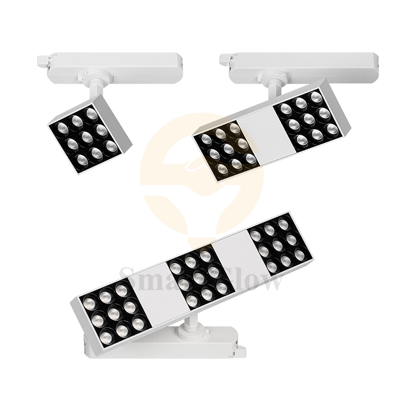 Modern Track Lighting 9w 18w 27w 2/3/4 Wire Shop Lamp Tracklight 3000k 4000k 5000k 6000k Spotlights Aluminum Led COB Track Light