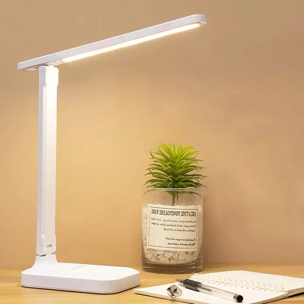 Hot Sale 3 Colors Adjustable Usb Lamp Night Light Rechargeable Table Lamp Study Table Lamp LED Folding Dimming Table Light