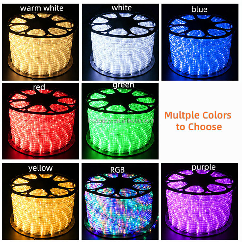 UPGRADED Customized Underwater Hanging IP67 Waterproof PVC LED Rope Lights Christmas Strip Shaped Reindeer Light