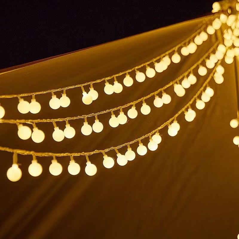 Battery Powered Light up Plastic String Lights for Home