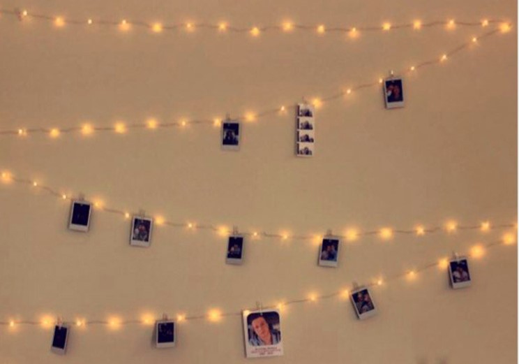 2M 20LEDS Copper Wire Photo Clips Led String Light for Home Decoration