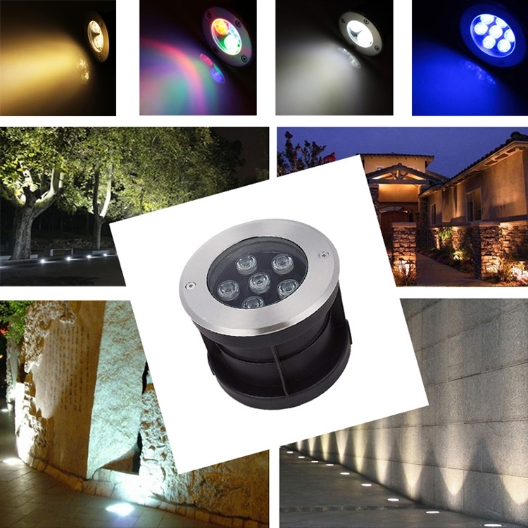 DMX RGB IP67 Recessed Step Outdoor Driveway Underground Spotlight LED Inground Light