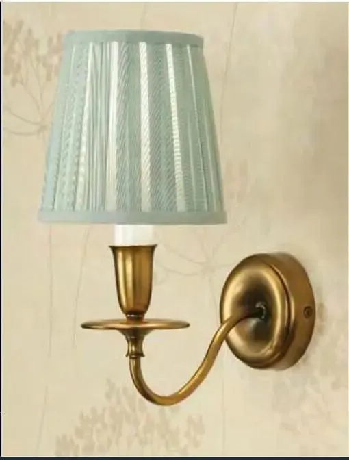 Antique Brass Bedside Wall Lamp LED Vanity Light Dimension