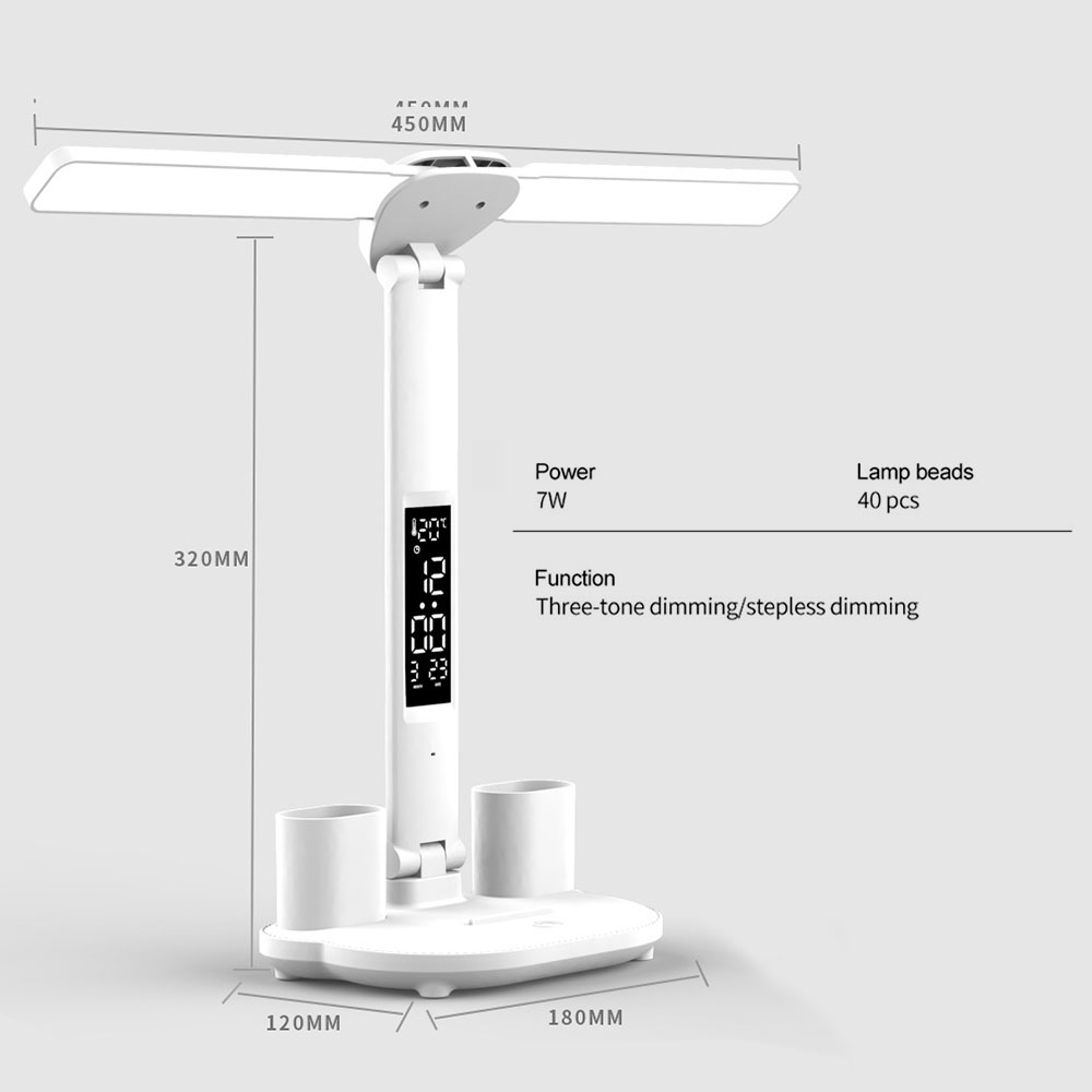 Minimalist Study Bedroom Bedside Table Lamp Eye Protection Decorative Rechargeable Table Lamp Led Light Lamp